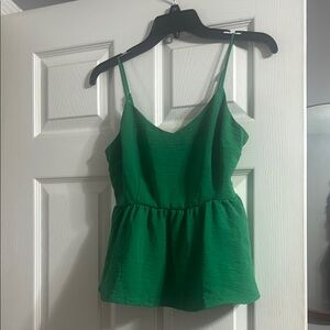 Green Camisole Top